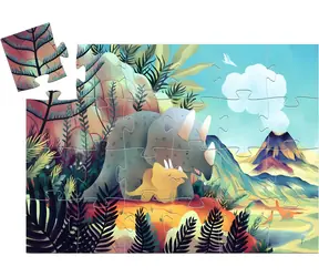 DJECO Puzzle Dinosaurus / 24 dílků / 42 x 30 cm