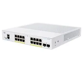 Cisco Business CBS350-16FP-2G-EU REFRESH / Switch / 16x GbE RJ-45 / 2x SFP / PoE+ 240W / Fanless