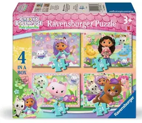 RAVENSBURGER Puzzle Gábinin kouzelný domek 4v1 / 12, 16, 20 a 24 dílků