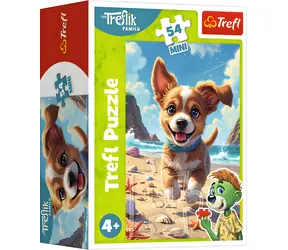 TREFL Puzzle Treflíci: Štěně / 54 dílků / 20 x 13 cm