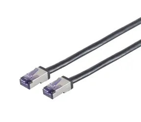 Lanview Cat6a S/FTP HIGH-FLEX černá / Síťový kabel / RJ-45 / 30 m / PoE