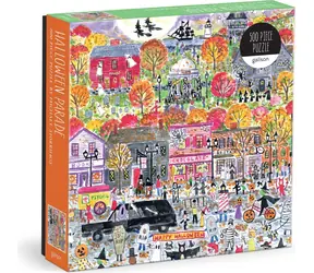 GALISON Čtvercové puzzle Halloweenský průvod / 500 dílků / 51 × 51 cm