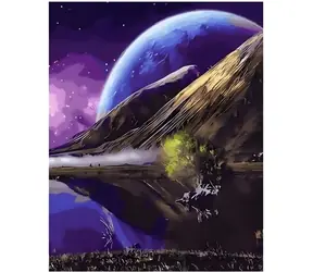 NORIMPEX Diamantové malování Planeta / 30x40 cm