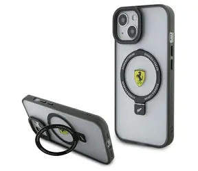 Ferrari Ring Stand 2023 Collection transparentní / Pouzdro / MagSafe / pro iPhone 15 Plus / 14 Plus