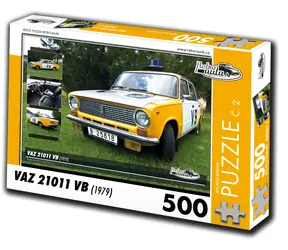 RETRO-AUTA Puzzle č. 2 VAZ 21011 VB (1979) / 500 dílků / 48 × 36 cm