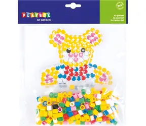 PLAYBOX Sada zažehlovacích korálků Medvídek XL / Kreativní sada / 250 ks / od 3 let