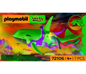 PLAYMOBIL 72106 Stavebnice Kosatka a mořská panna / Fantasy & Magic / 7 dílků / od 4 let