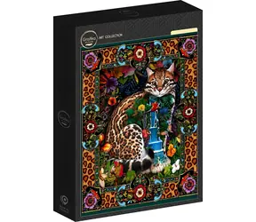 GRAFIKA Puzzle Tropická kočka / 1000 dílků / 47,8 x 69 cm