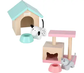 KIK Domeček pro mazlíčky v kufříku / 18 dílků / 31 × 22 × 10 cm