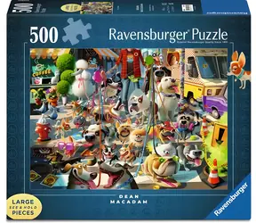 RAVENSBURGER Puzzle Venčení psů / 500 dílků