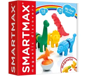 SMARTMAX Magnetická stavebnice Moji první dinosauři / 14 dílků / od 1 do 5 let
