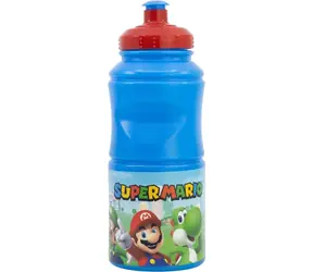 STOR Láhev na pití Super Mario 380 ml / Dětská láhev / bez BPA a ftalátů