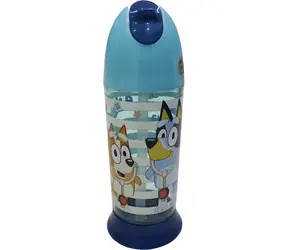 STOR Láhev na pití Bluey 280 ml / Láhev na pití / Brčko / Bez BPA