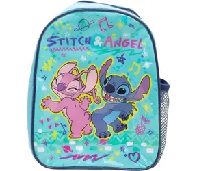 STOR Předškolní batoh Stitch / Dětský batoh / 25 × 19 cm / Síťovaná kapsa na láhev