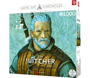 GOOD LOOT Puzzle The Witcher: Geralt z Rivie / 1000 dílků / 68 x 48 cm