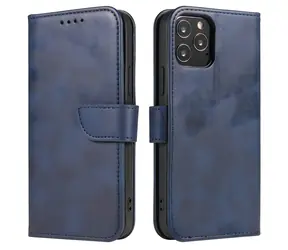 Hurtel Magnet Case pro Poco M4 Pro 5G modrá / Flipové pouzdro / Magnetické zavírání / Funkce stojánku
