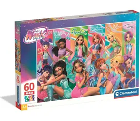 CLEMENTONI Puzzle Winx MAXI / 60 dílků / od 4 let