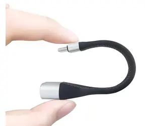 i-tec USB-C plochý HDMI kabel 4K černá/stříbrná / Kabel / USB-C - HDMI / 4K 60Hz / 0,11 m