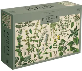 INTERDRUK Puzzle Vintage Nature 1: Bylinky / 1000 dílků / 67 × 48 cm