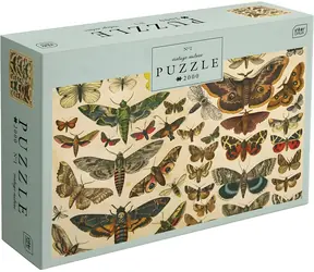 INTERDRUK Puzzle Motýli / 2000 dílků / 96 x 68 cm