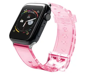 Hurtel Silikonový řemínek pro Apple Watch 38/40/41 mm červená / Řemínek / Silikonový
