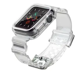 Hurtel Silikonový řemínek pro Apple Watch 40 mm černá / Řemínek / Silikon / Nastavitelný