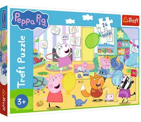 TREFL Puzzle Krásná Peppa MAXI / 24 dílků / 60 x 40 cm / od 3 let