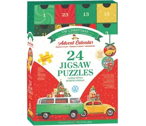 EUROGRAPHICS Puzzle Adventní kalendář: Volkswagen / 24x50 dílků / od 6 let