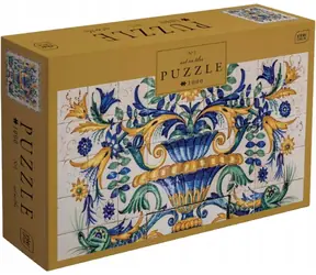 INTERDRUK Puzzle Art on Tiles 1: Kytice na podstavci / 1000 dílků / 67×48 cm