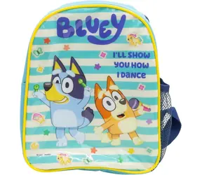 STOR Předškolní batoh Bluey / Dětský batoh / 25 × 19 cm / Síťovaná kapsa na láhev