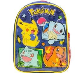 STOR Předškolní batoh Pokémon / Dětský batoh / 25 × 19 cm / Síťovaná kapsa na láhev
