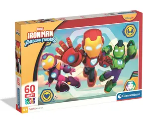 CLEMENTONI Puzzle Iron Man a jeho úžasní přátelé MAXI / 60 dílků / od 4 let