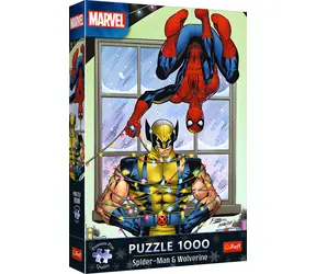 TREFL Puzzle Premium Plus Spiderman a Wolverine / 1000 dílků / 68,3 x 48 cm / Děti a dospělí