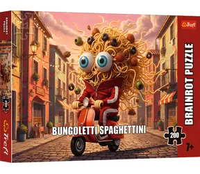 TREFL Puzzle BrainRots: Bungoletti Spaghettini / 200 dílků / 48 x 34 cm