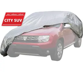 COMPASS Ochranná plachta na auto Silver-Rain CITY SUV stříbrná / 460 x 185 x 145 cm / polyester, bavlna