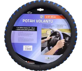 Compass Potah volantu SOFT modrý / Potah volantu / 37-39 cm / Pěnový materiál