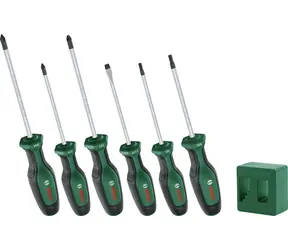Bosch 1600A02W7L / Sada šroubováků / 6 ks / PZ, PH, TX / magnetizér