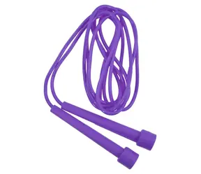 LIFEFIT Švihadlo SPEED ROPE 280 cm fialové / PVC lano / plastové rukojeti / nastavitelná délka