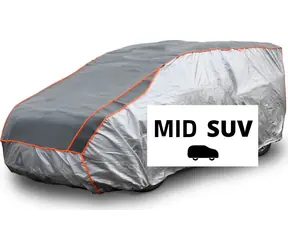 COMPASS Ochranná plachta proti kroupám MID SUV / 480 x 195 x 155 cm / stříbrná / EVA