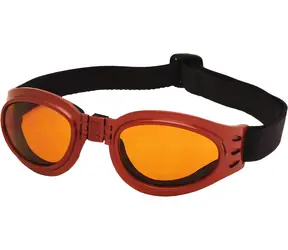 RULYT TTBLADE FOLD metalická červená / Sportovní brýle / Skládací / UV400 / Anti-fog