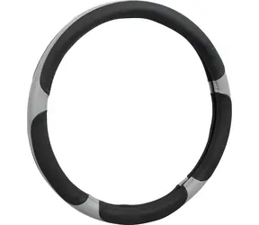 Compass Potah volantu GRIP šedý / Potah volantu / 37-39 cm