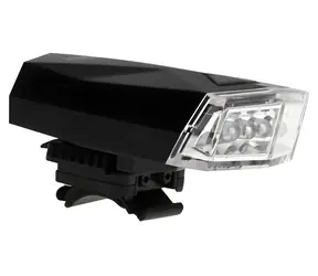 RULYT MS-220942 / Přední světlo na kolo / 5 LED / uchycení na řídítka / 3x AA baterie