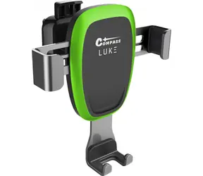 Compass LUKE-A zelená / Držák telefonu / do mřížky ventilace / gravitační úchyt
