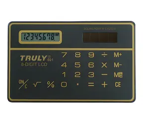 Truly 601 / Kapesní kalkulačka / 8místný displej / Odmocnina / Automatické vypnutí