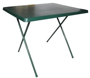 RULYT Stůl kempingový skládací 80x60 cm / výška 50/62 cm / nosnost 30 kg / ocelová konstrukce