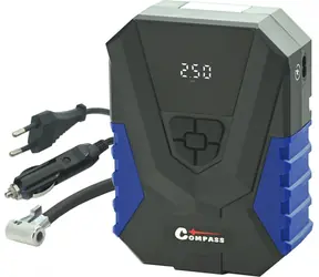 Compass SPACE / Kompresor 12V/230V / digitální displej / Auto-stop / LED + SOS