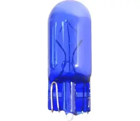 Compass W5W Blue / Autožárovka / 12V 5W / W2,1x9,5d / modrobílé sklo / 10 ks