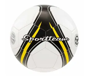 SPORTTEAM Fotbalový míč S2 černo-žlutý / Míč / Vel. 5 / PVC třívrstvý