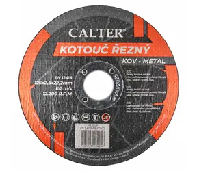 RULYT CALTER / Řezný kotouč / Průměr 125x22,2 mm / Šířka 2,5 mm