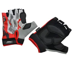 Rulyt Truly TOP NX3GEL vel. XL červená / Cyklistické rukavice / gelové výztuhy dlaně / systém Quick Undress